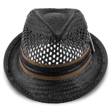 Load image into Gallery viewer, Santana - Straw Men&#39;s Fedora Hat