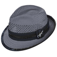 Load image into Gallery viewer, Santana - Straw Men&#39;s Fedora Hat