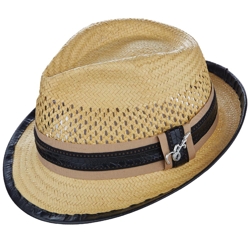 Santana - Straw Men's Fedora Hat