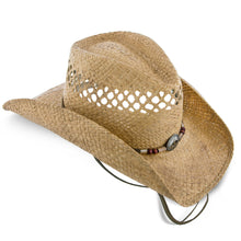 Load image into Gallery viewer, Stetson - Stained Raffia Men&#39;s Wide Brim Hat