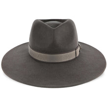 Load image into Gallery viewer, Walrus - Grey Wool Felt Women&#39;s Fedora Hat